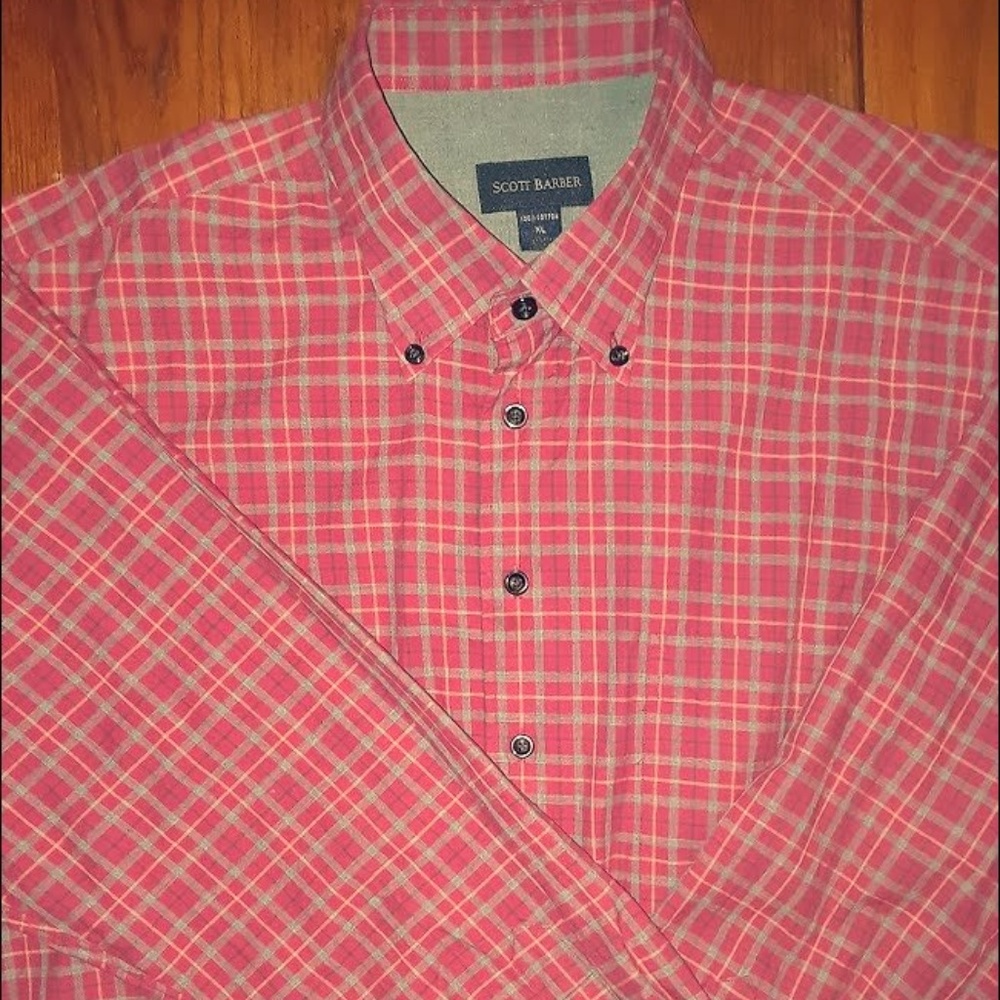 Men Scott Barber Button Down